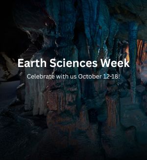 A blueish tinted photo of underground caves.