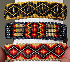 Flag beadwork