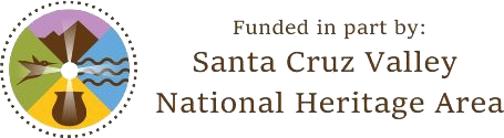 SCVNHA logo - Funded in part by the Santa Cruz Valley National Heritage Area