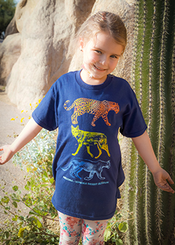 Child with birthday shirt